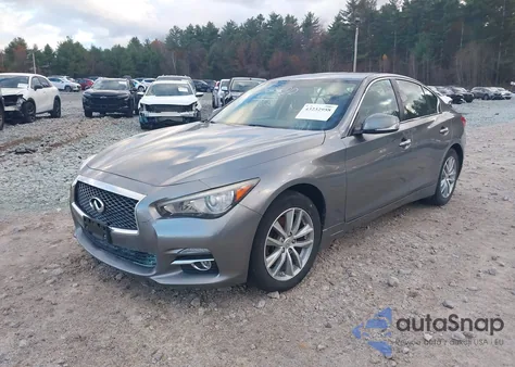 2015 Infiniti Q50 from USA, damaged, VIN JN1BV7AR1FM407698